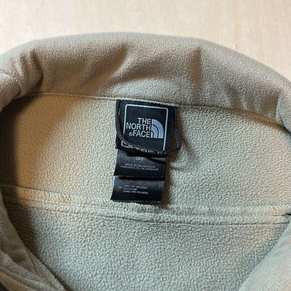 Mens The North Face Soft Shell Jacket Size Small Brown/Tan - Picture 7 of 7